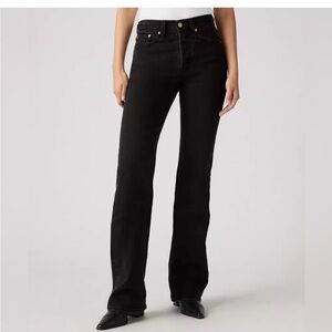 Levi's Black Bootcut High-Rise Women's Jeans